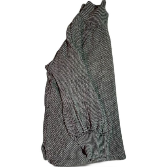 We The Free Women Small Oversized Tunic Waffle Knit Textured Minimalist SweaterC - Picture 4 of 11